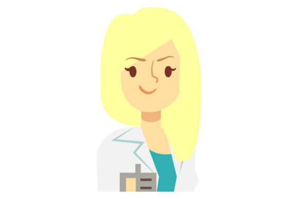 Beautiful Nurse. Female Hospital Worker.