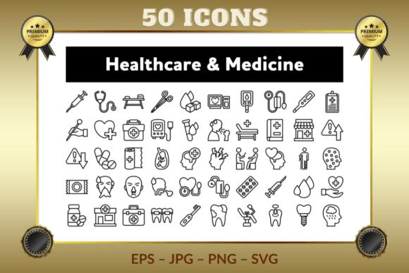 Healthcare Medicine Outline Icons