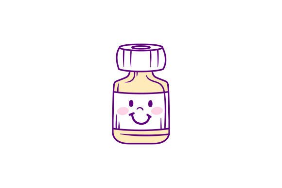 Kawaii Vial: A Playful Medical Charm for Real Embroidery Projects