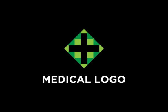 Medical Plus and Cross Logo Icon