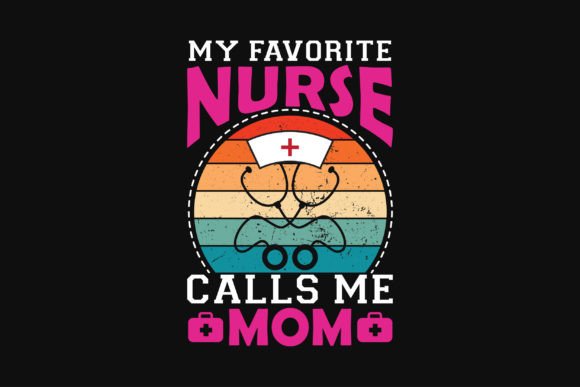 Nurse Mom Vintages Tshirt Design