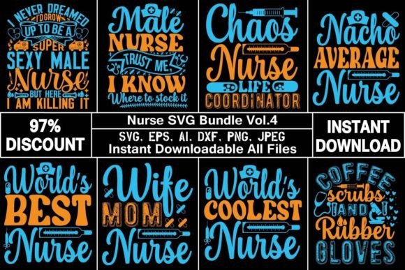 Nurse SVG Bundle Vol. 4