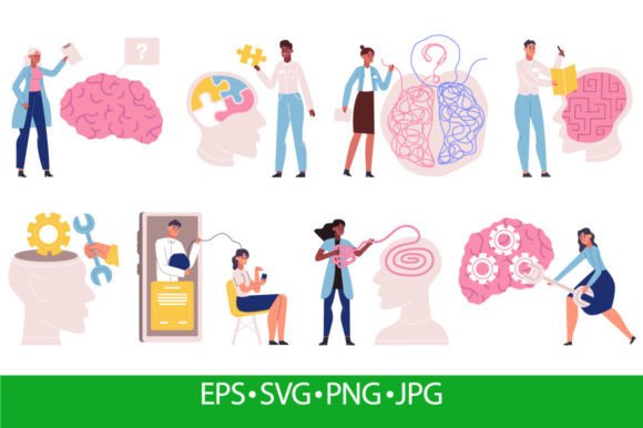 Psychology Mental Problem, Stress, Brain