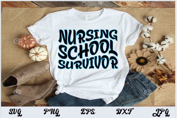 Retro Nurse Design, Nursing School Survi