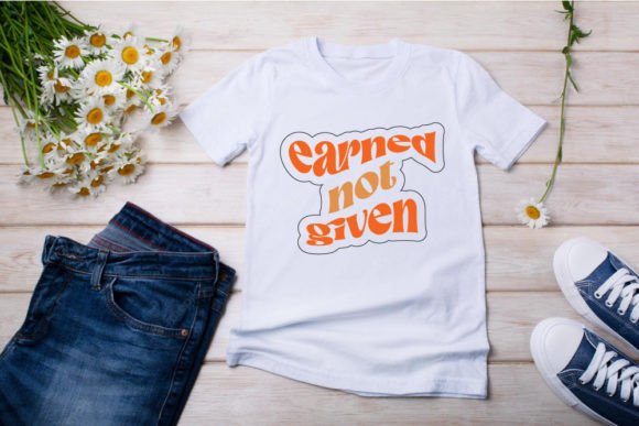 Retro Nurse T-shirt Design, Earned Not G